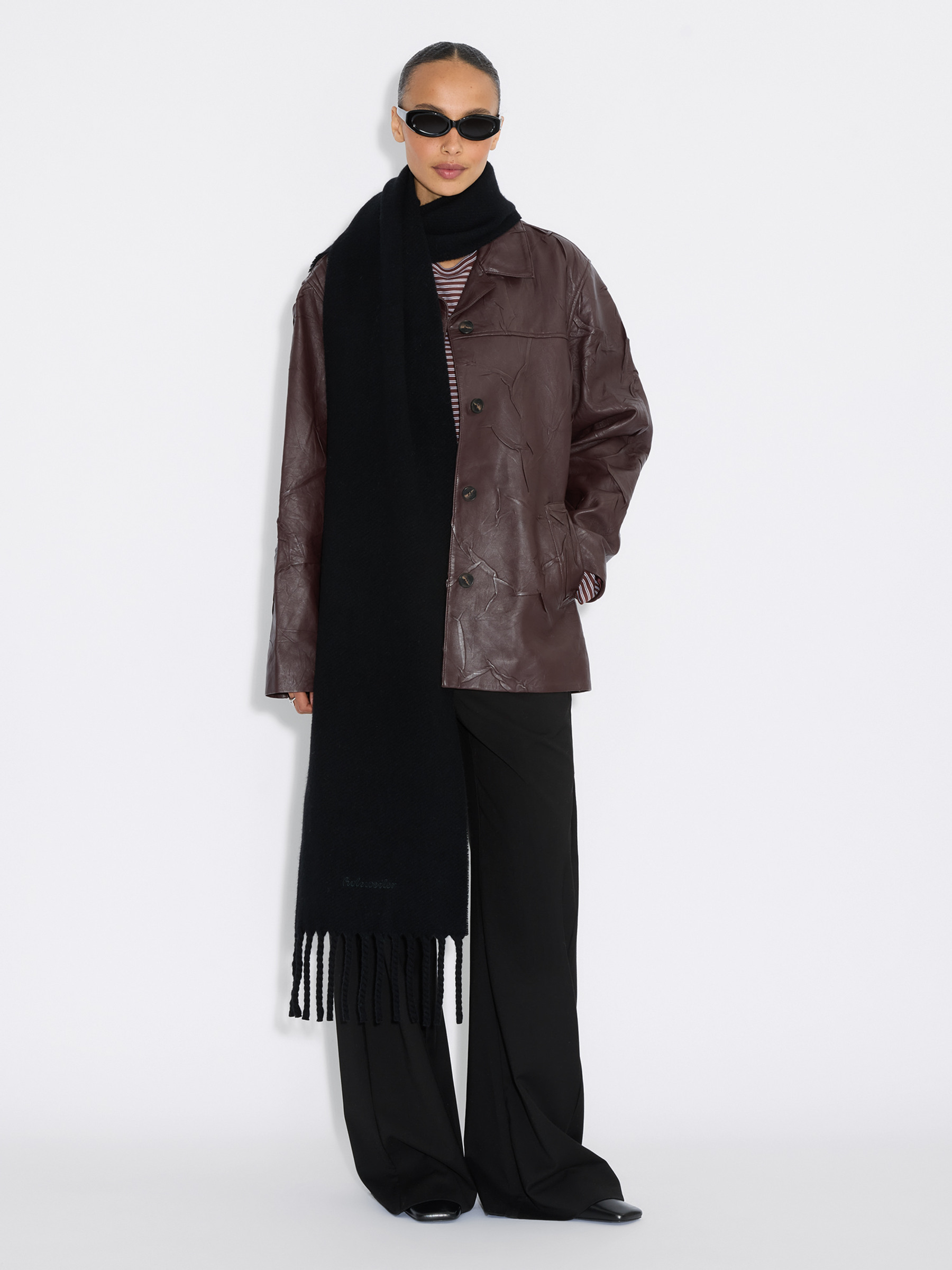 Holzweiler Idro Lambswool Tassel Scarf