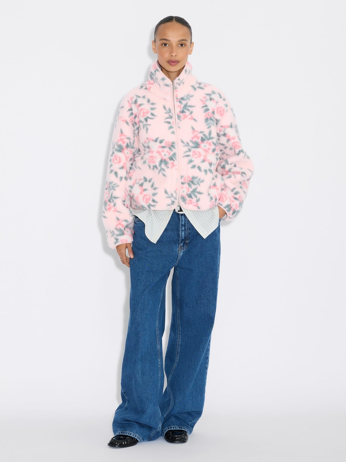 Sun Rype Merch Rype Fleece Jacket - Lt. Pink Mix - Holzweiler