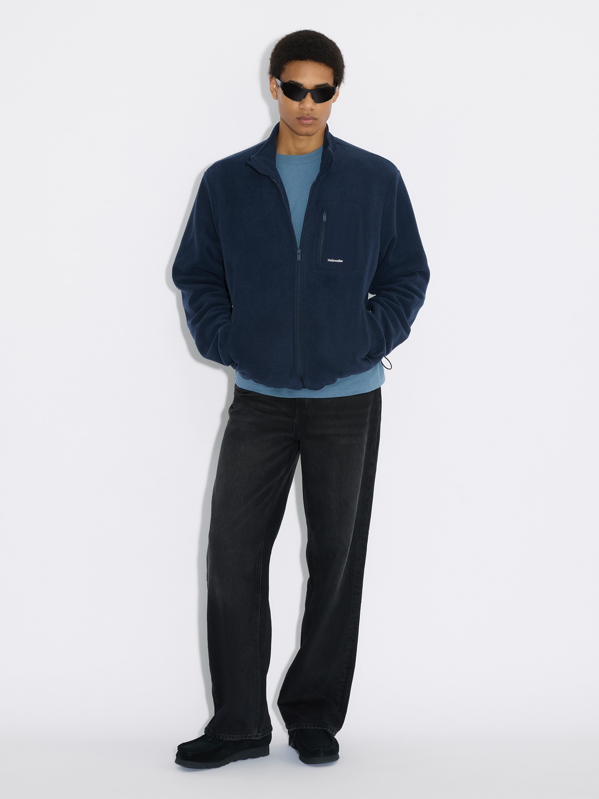 Dovre Fleece Jacket - Dk. Navy - Holzweiler
