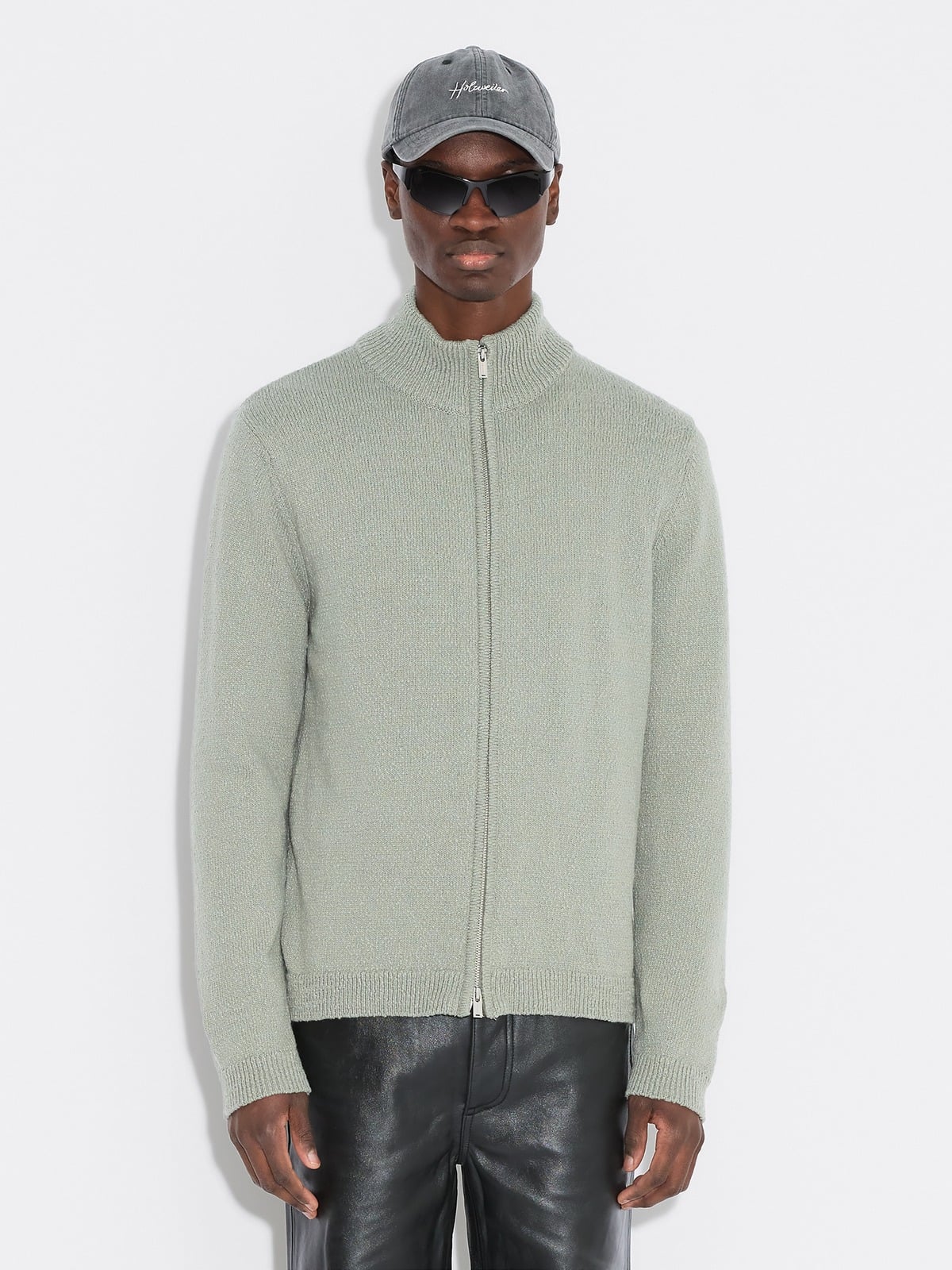Atlantic Zip Cardgan - Teal - Holzweiler