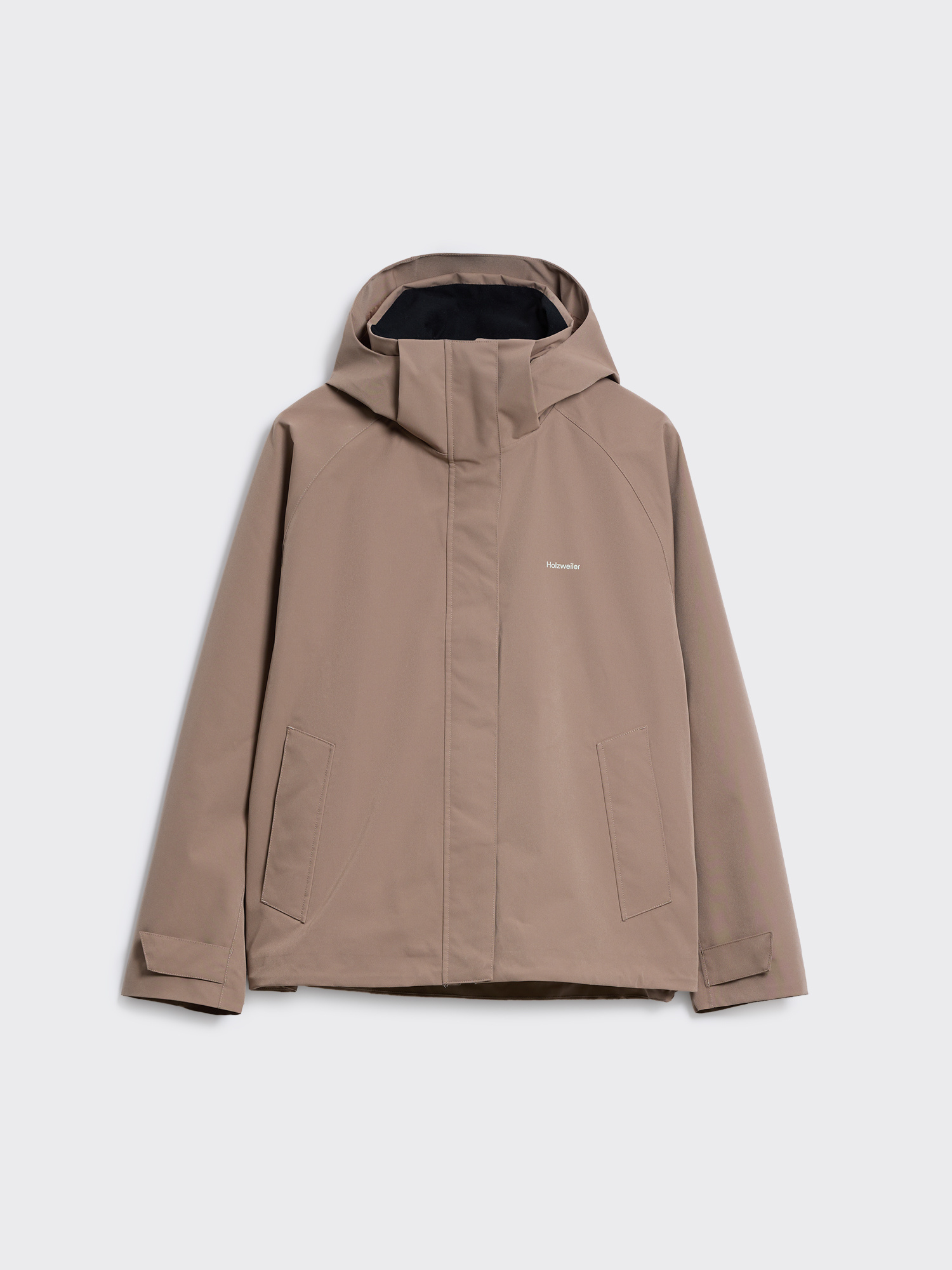 Flow Rain Jacket - Taupe - Holzweiler