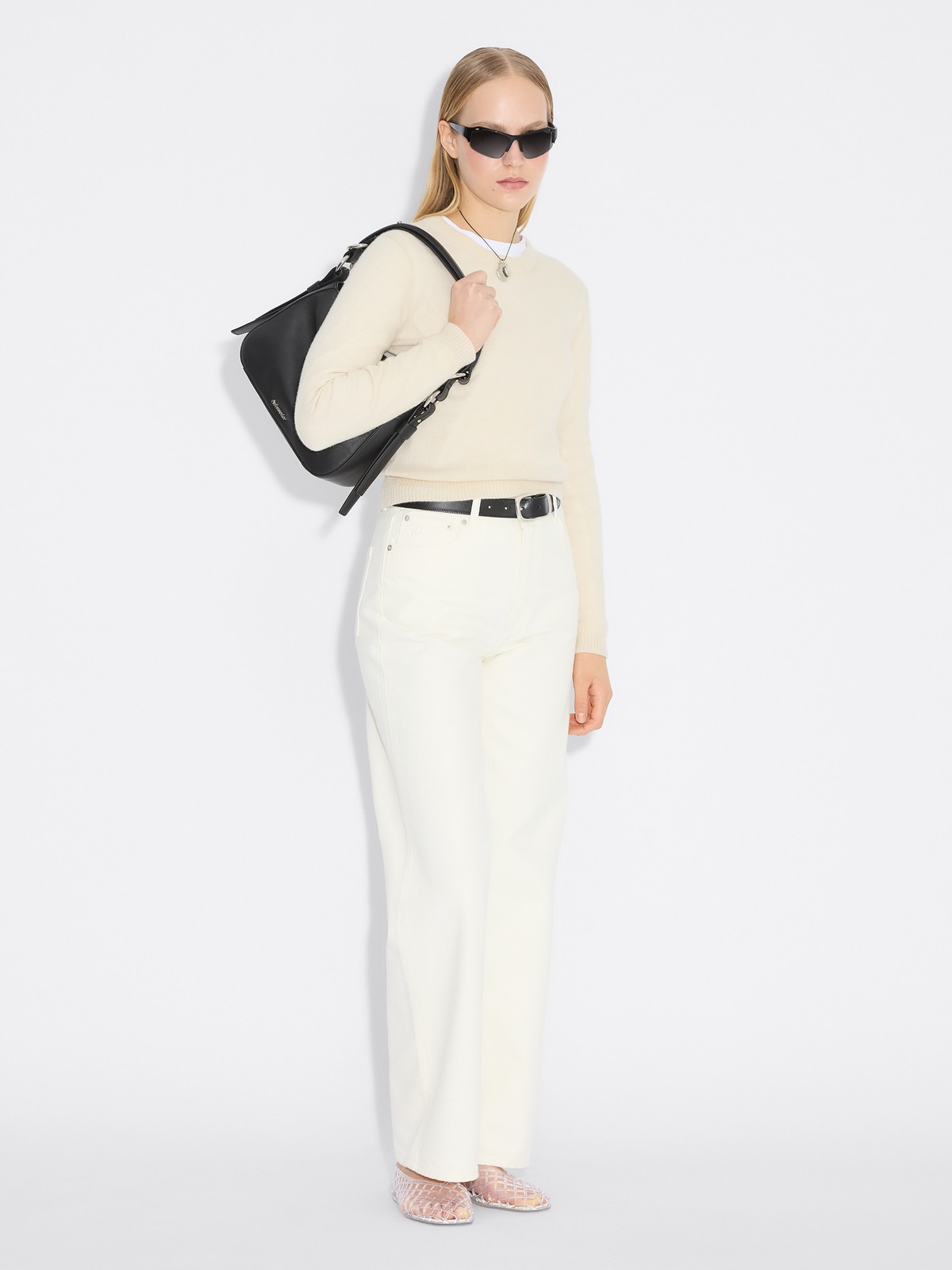Bud Leather Midi Bag - Black - Holzweiler