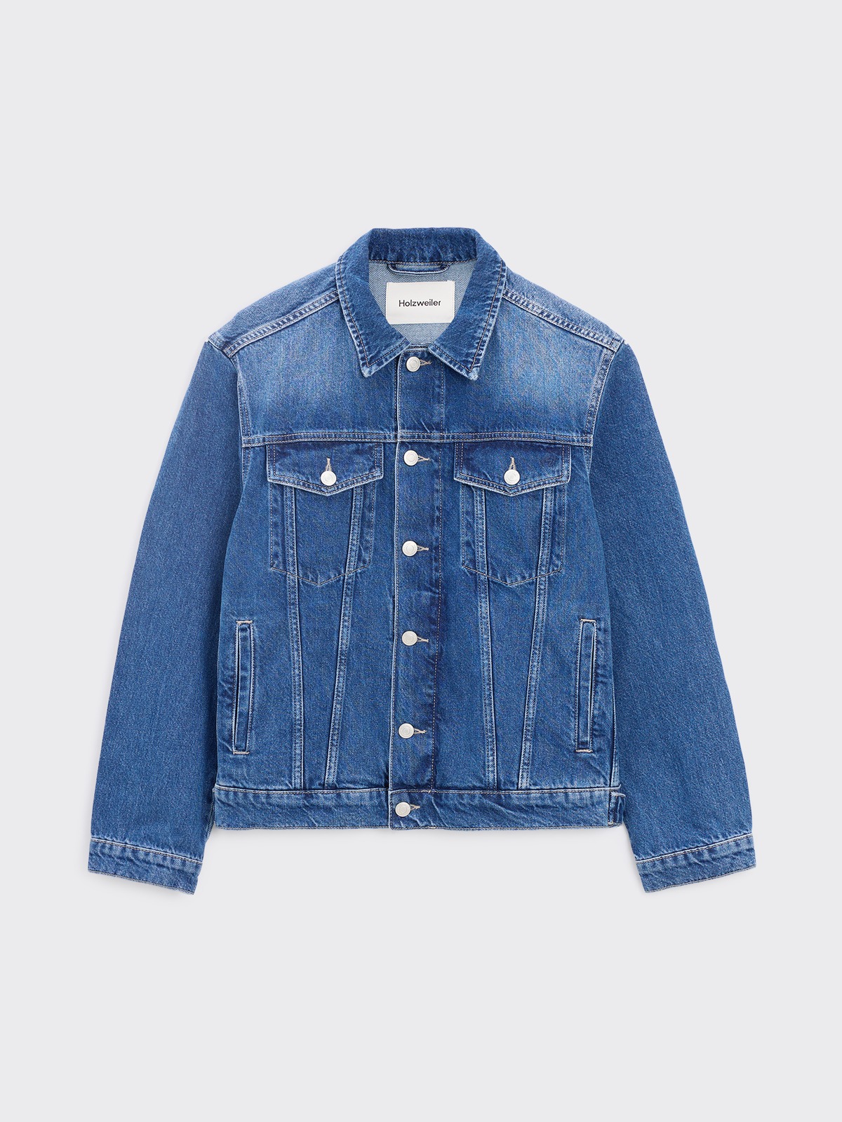Regular-Fit Denim Jacket - Blue - Holzweiler