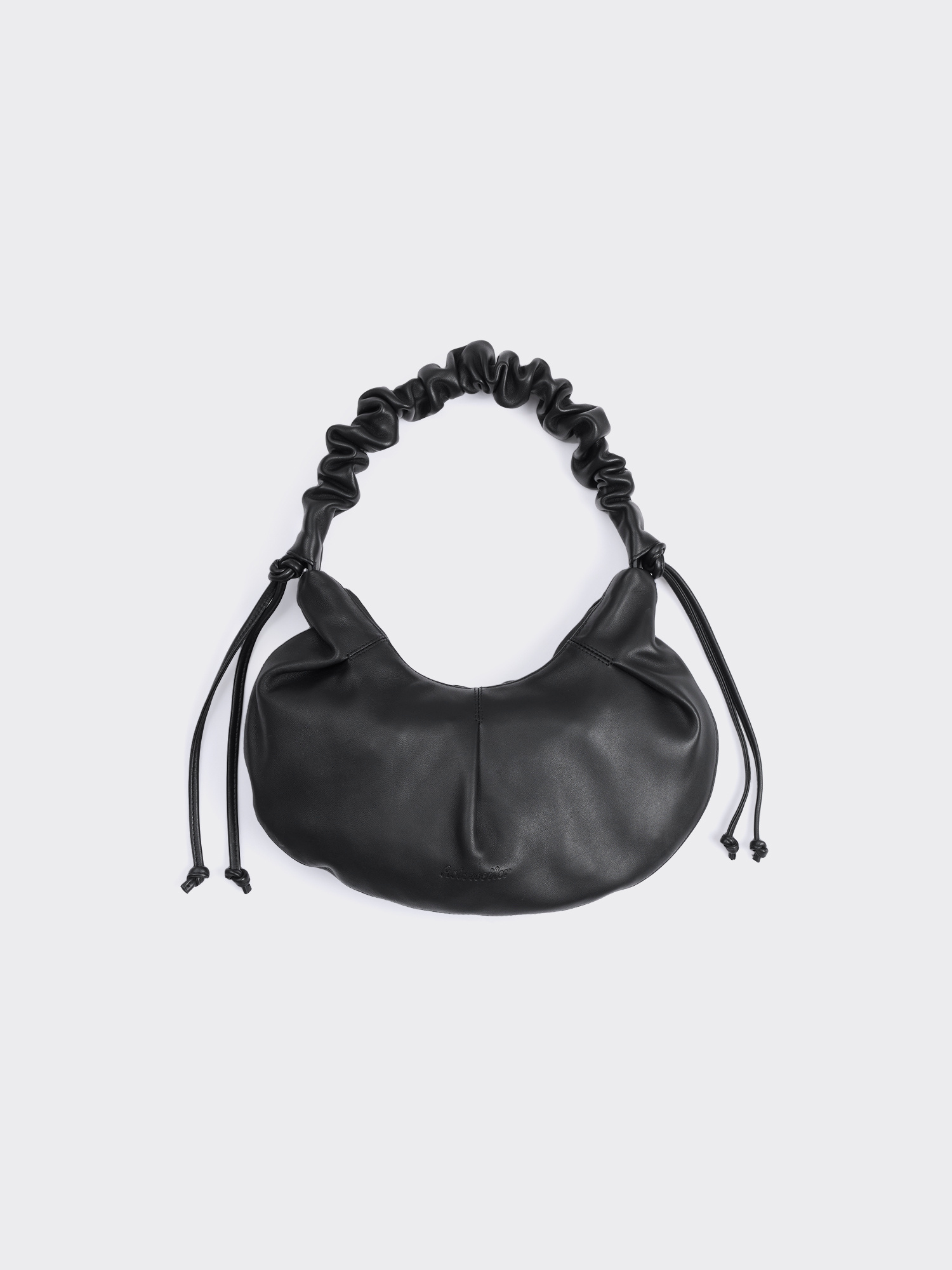Leni Slouchy Leather Cocoon Bag - Black - Holzweiler