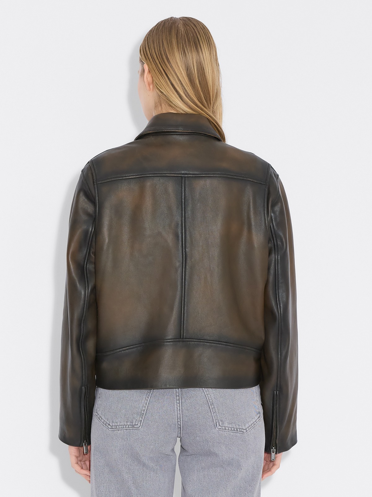 Cia Leather Jacket - Dk. Brown - Holzweiler
