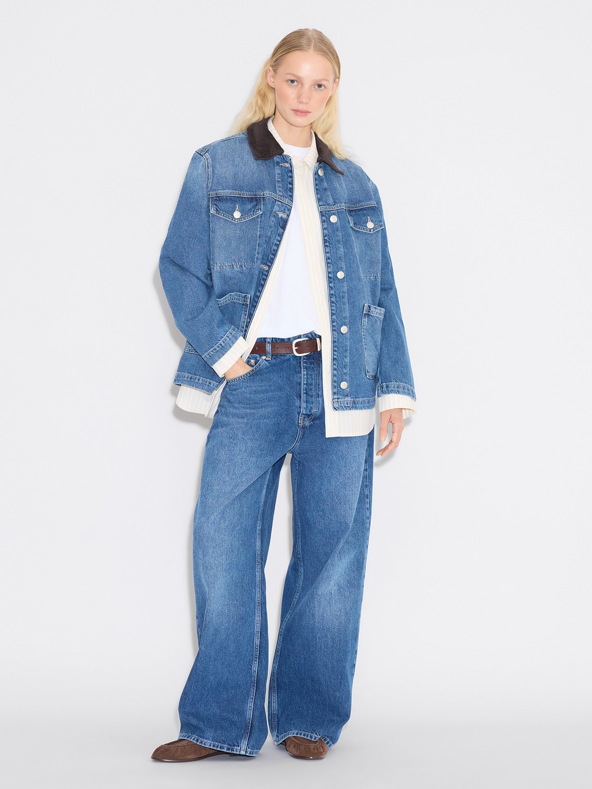 Diana Denim Jacket - Blue - Holzweiler