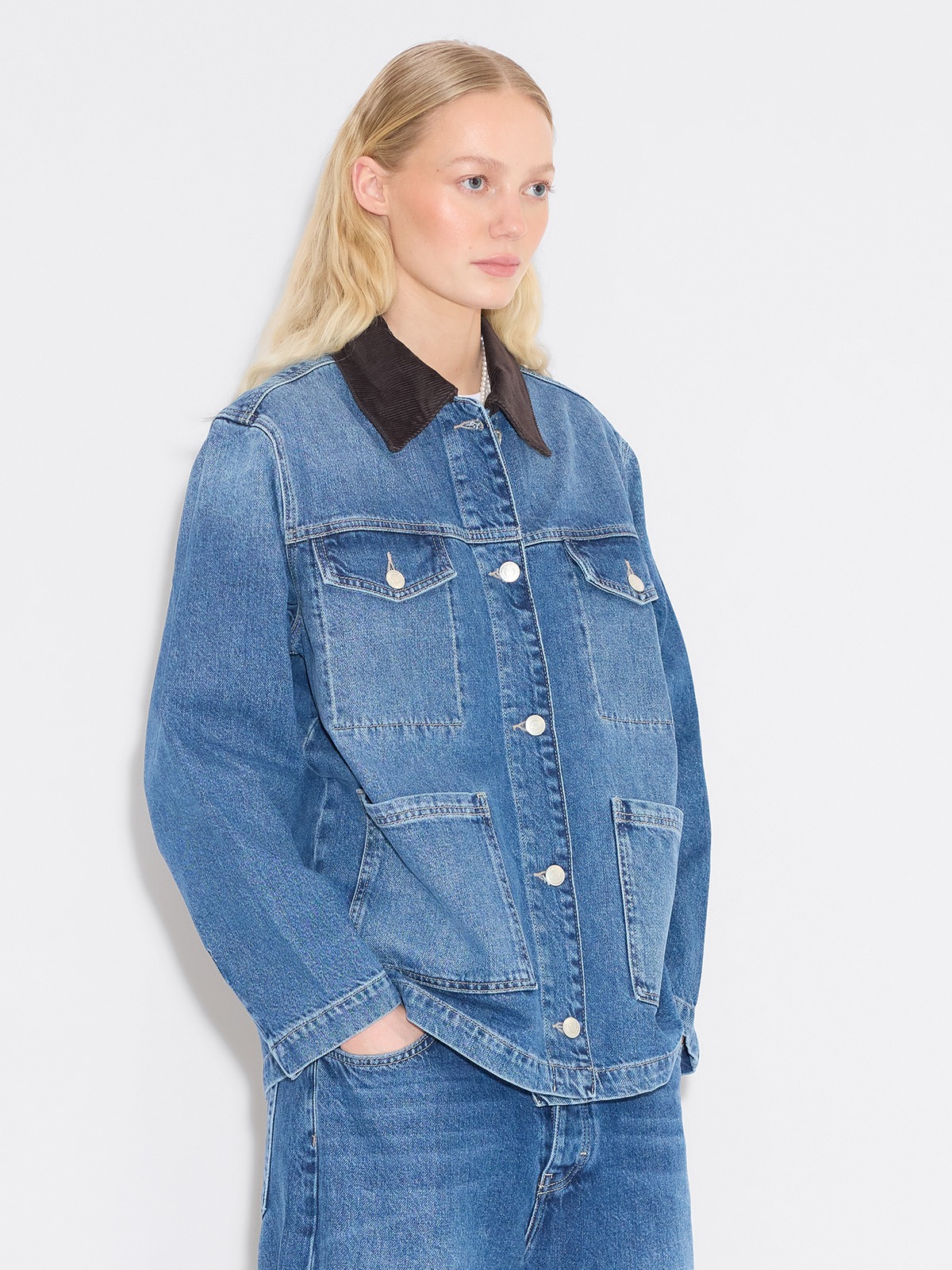 Diana Denim Jacket - Blue - Holzweiler