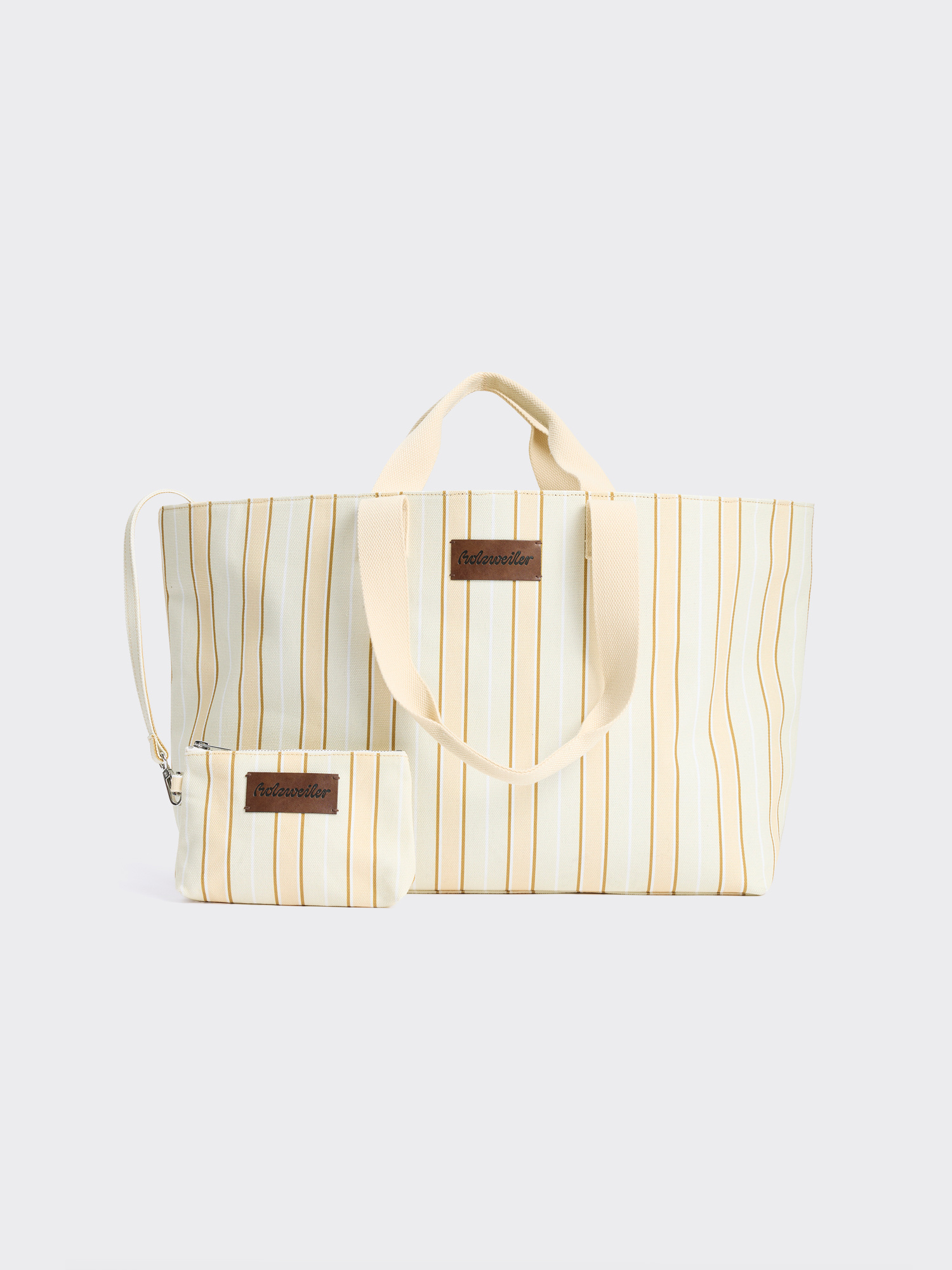 Bang Stripe Tote Bag - Lt. Yellow Stripe - Holzweiler