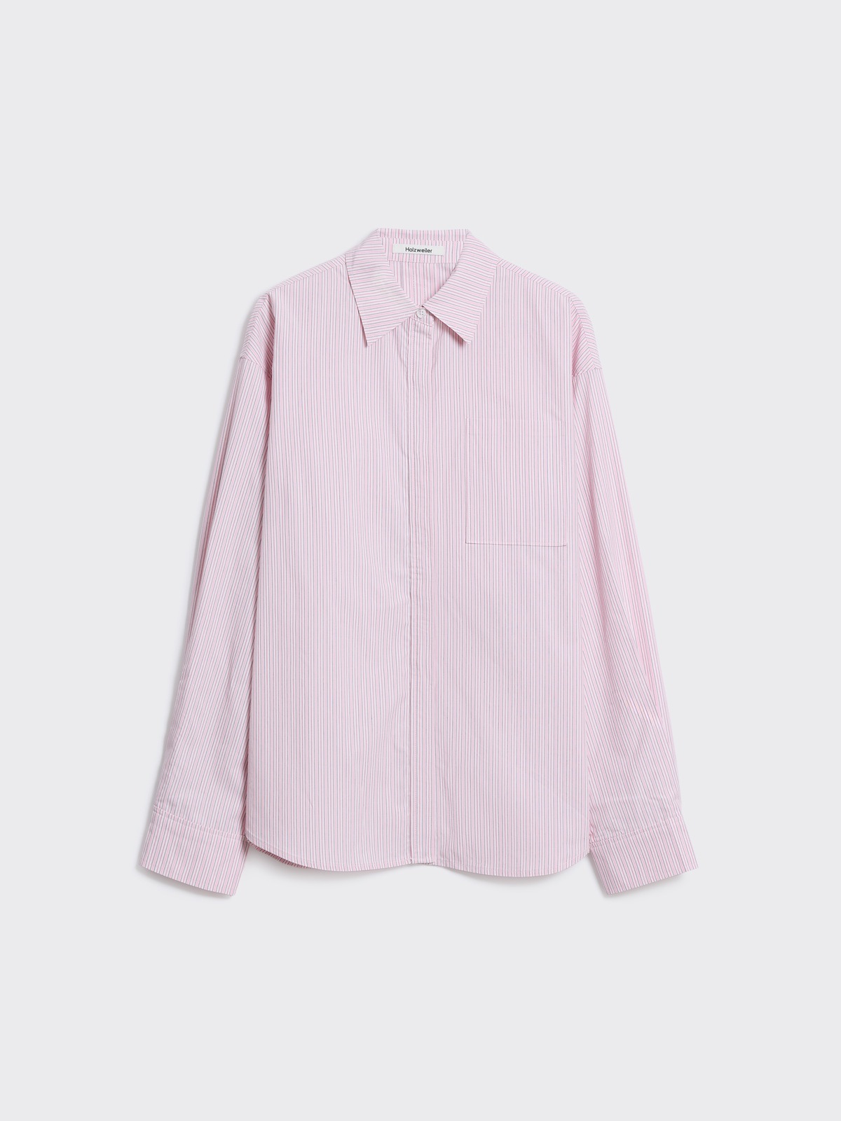 Loose-Fit Stripe Shirt - Pink Mix - Holzweiler