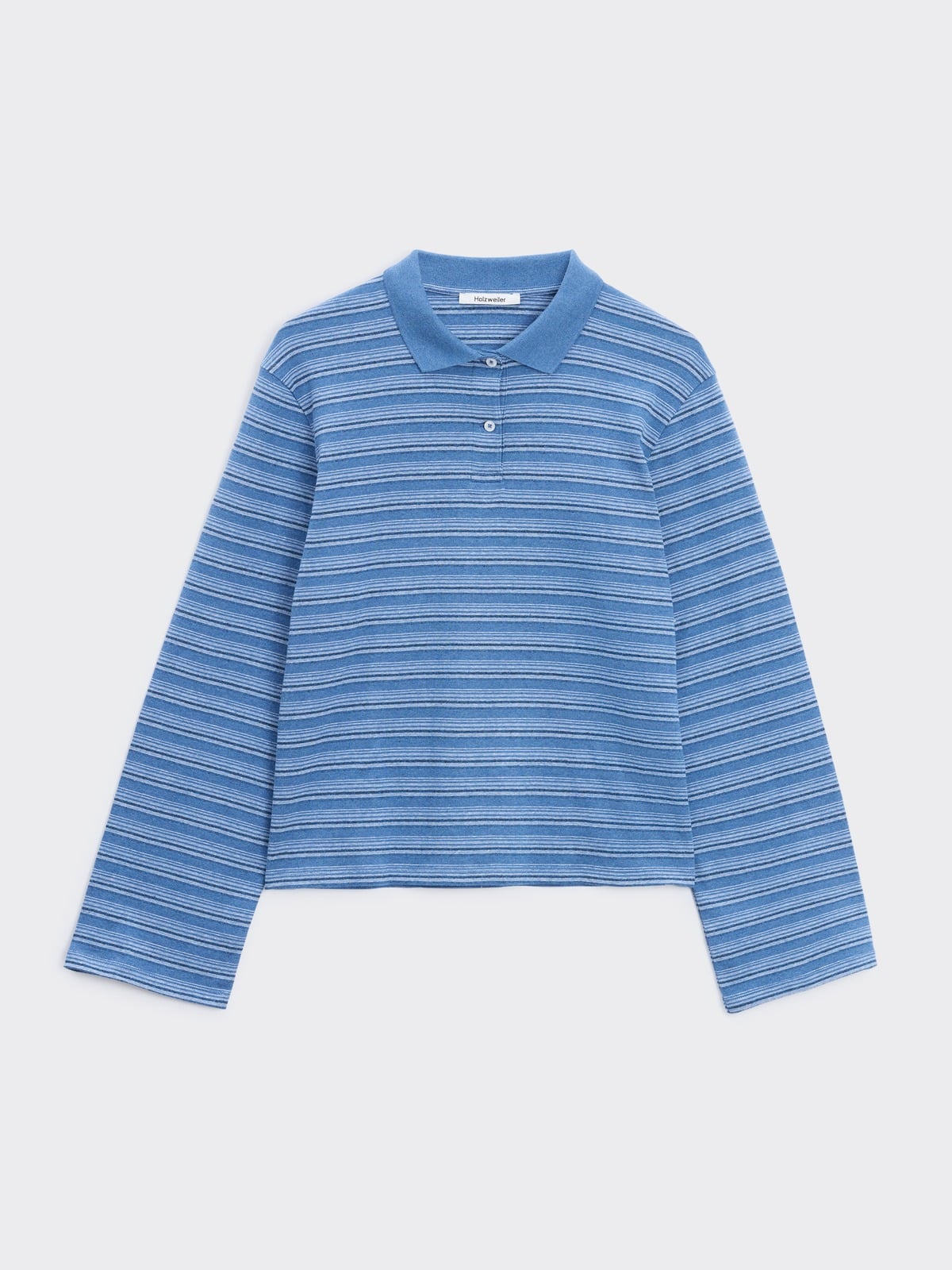 Sunny Striped Polo - Blue Stripe - Holzweiler