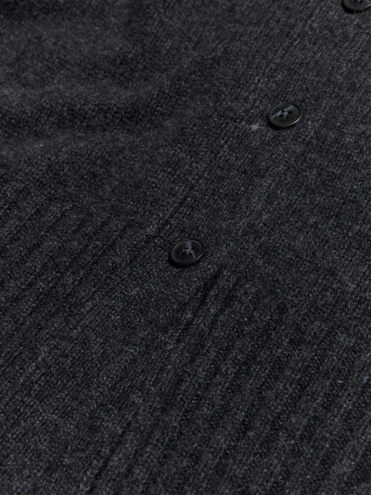 Julia Cropped Cardigan - Dk. Grey - Holzweiler