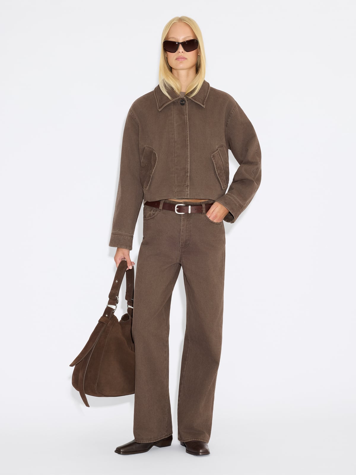 Ann Jacket - Brown - Holzweiler