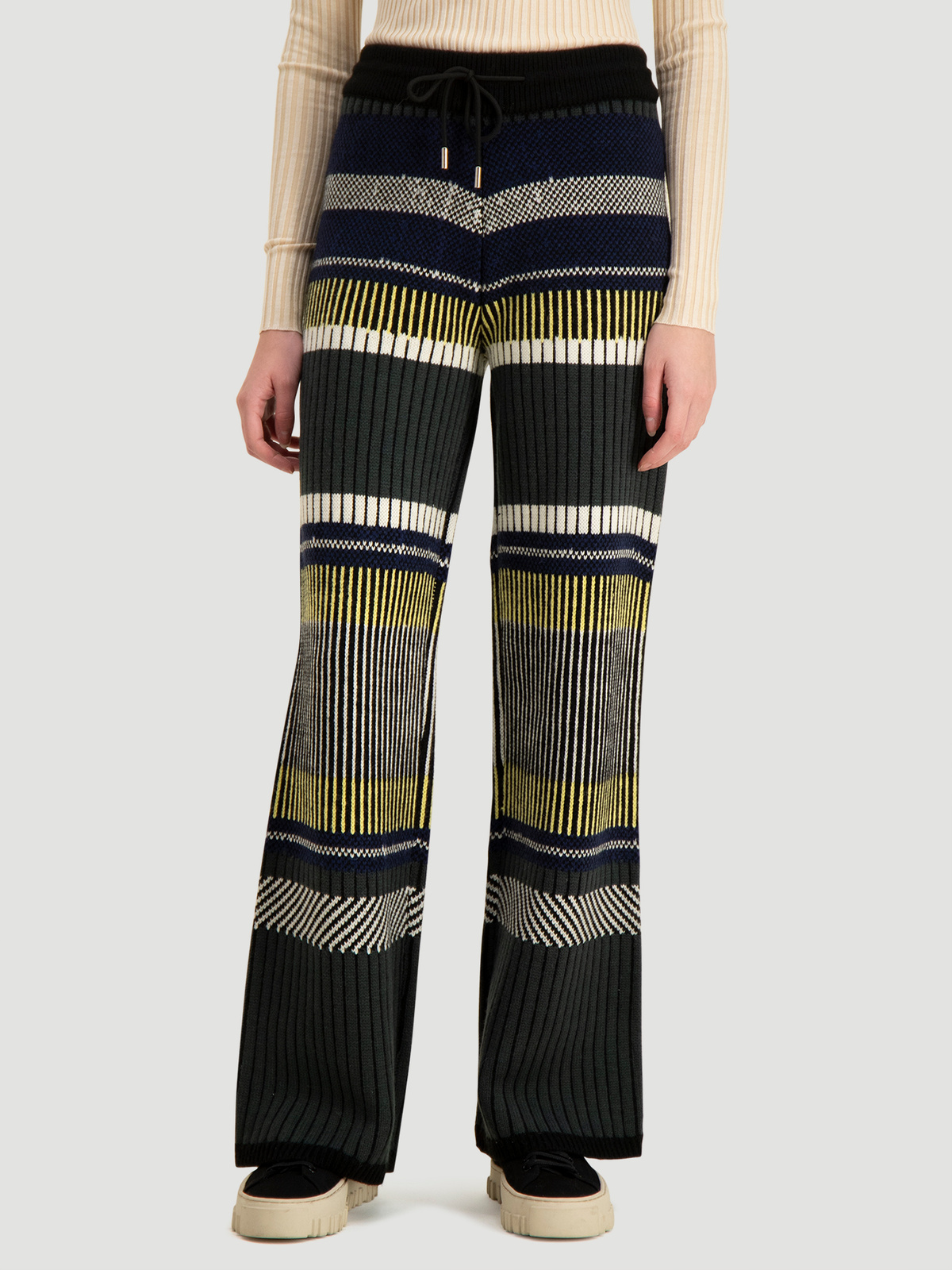 Deli Trouser Green Stripe 1