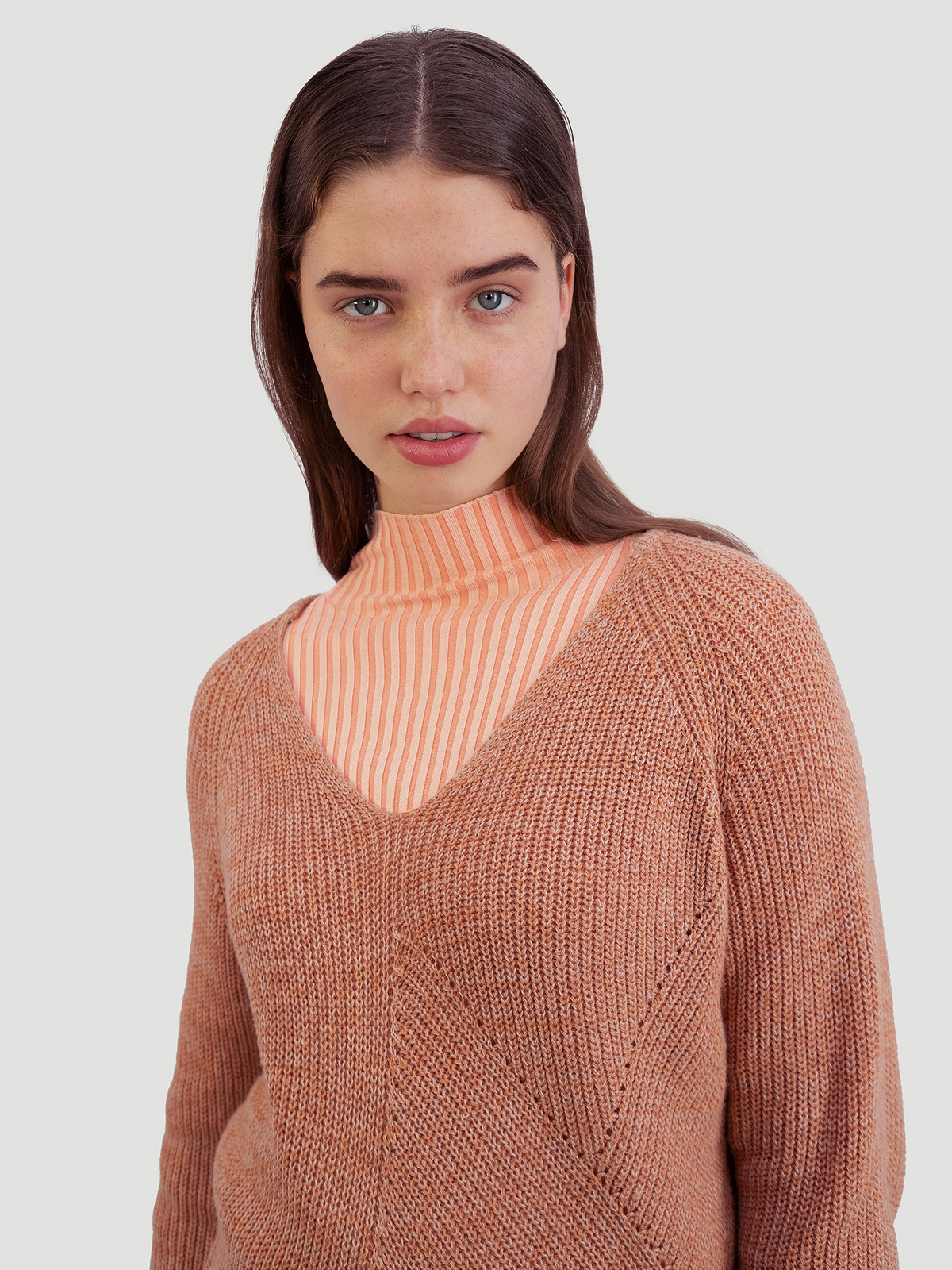 Dynastiet Sweater Light Orange 2