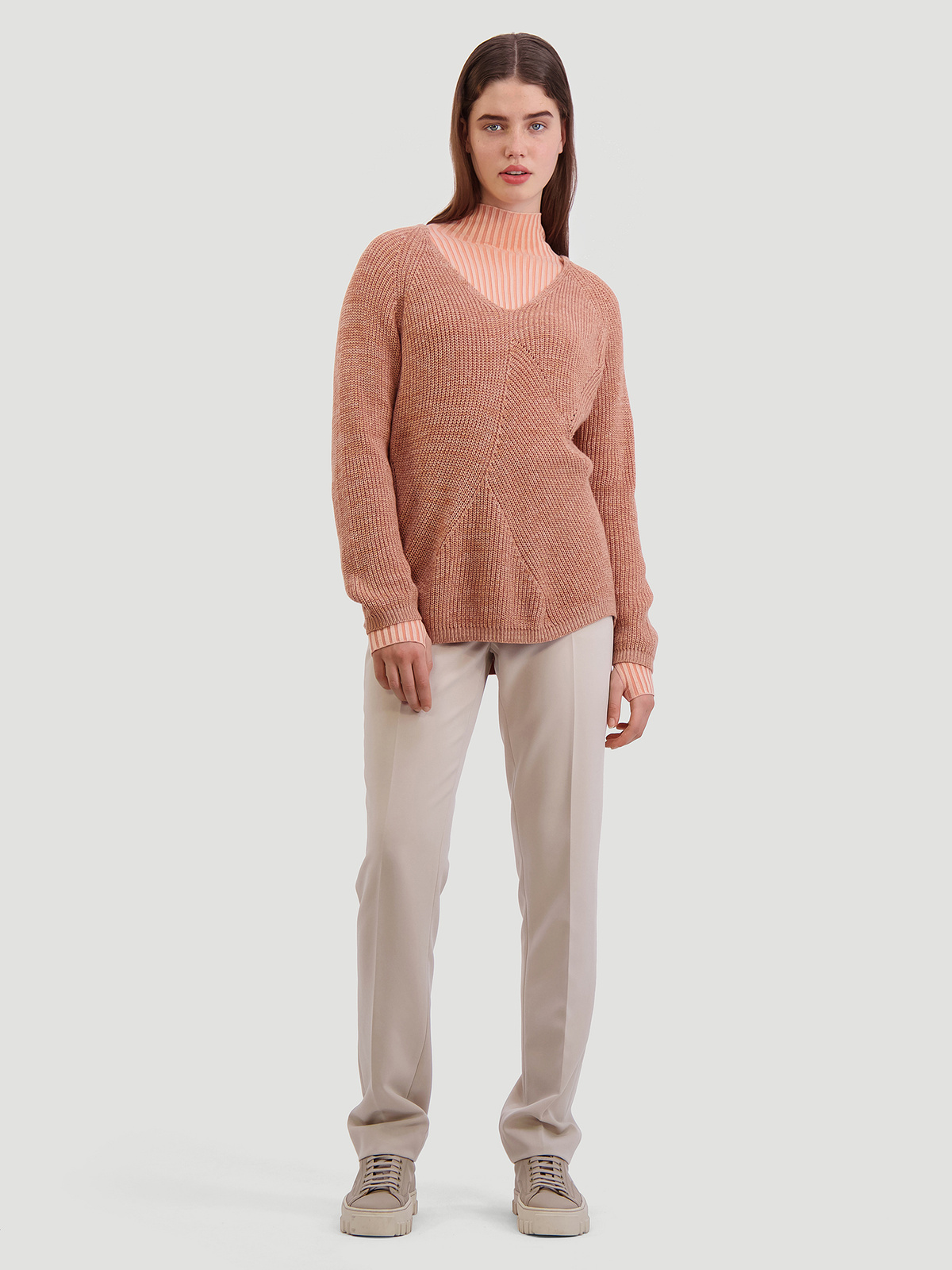 Dynastiet Sweater Light Orange 3