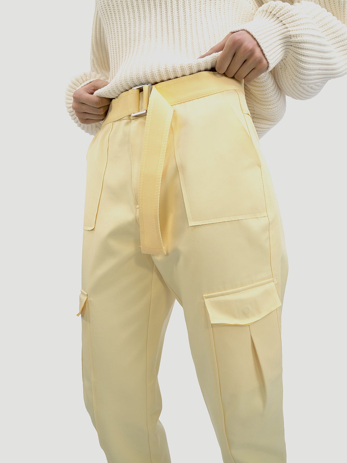 Skunk Trouser Light Yellow - Holzweiler