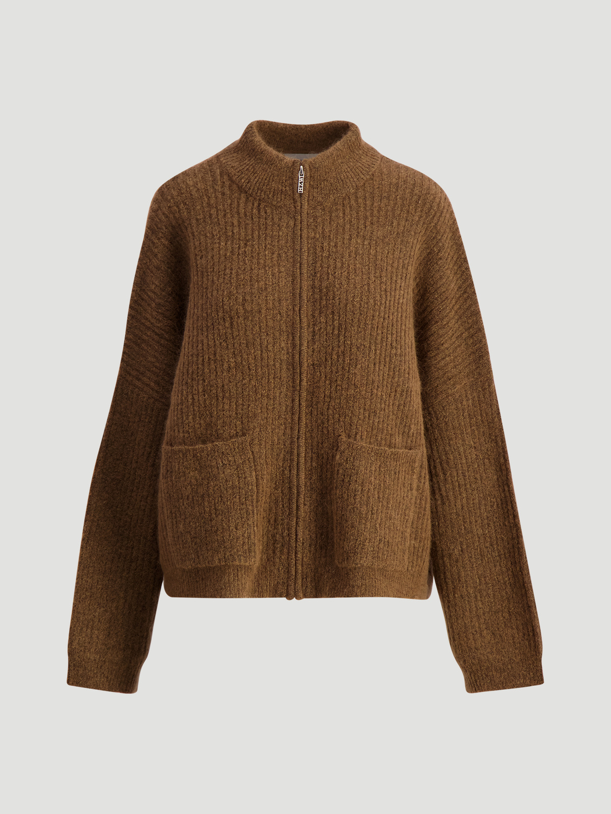 Penguin Cardigan Light Brown - Holzweiler